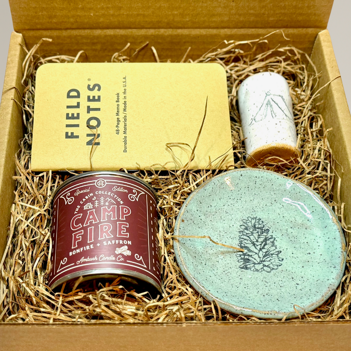 Campfire Bliss Curated Artisan Gift Pack with Handcrafted Ceramics